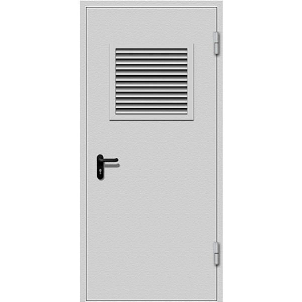 Техническая дверь металлическая с вентиляционным окном TH-019