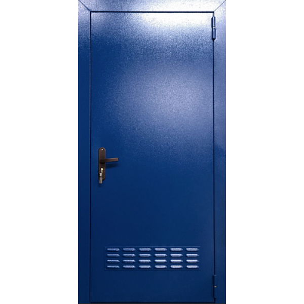 Техническая металлическая дверь с вентиляционной решеткой TH-017
